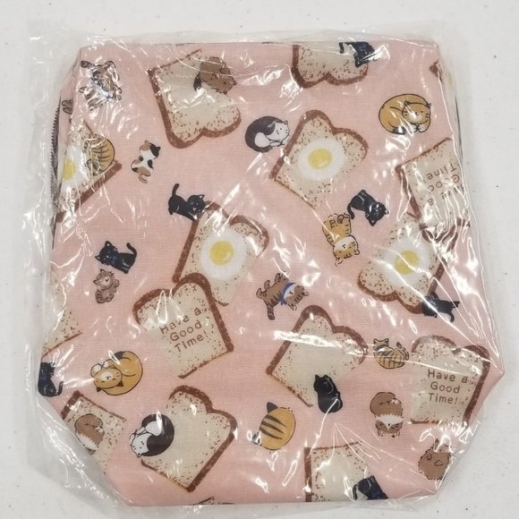 Waterproof Cat Large Opening Makeup Cosmetic Bag - Picture 12 of 16